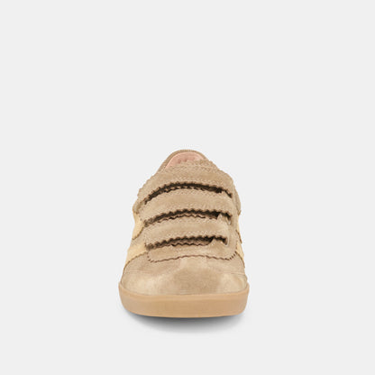 Merit Velcro Taupe Multi Leather Sneakers | Dolce Vita Everyday