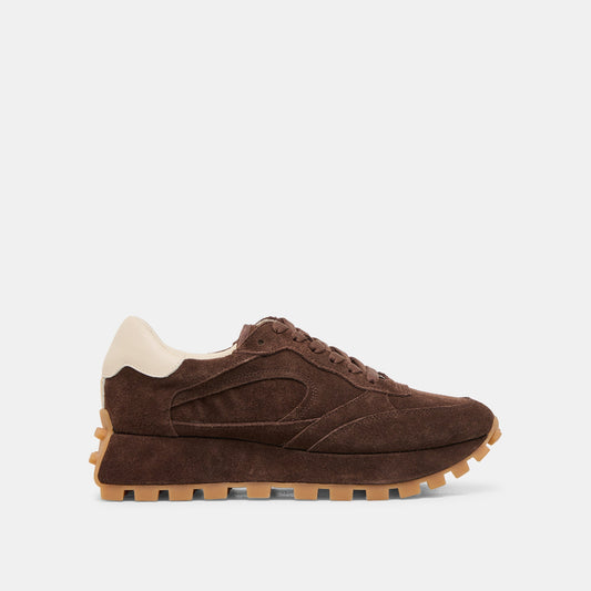 Tricia Dk Brown Suede Sneakers | Dolce Vita Great Value