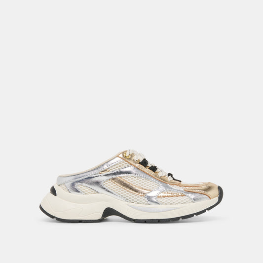 SWAYZY Metallic Multi Leather Platform Slip-on Sneakers | Dolce Vita Great Value