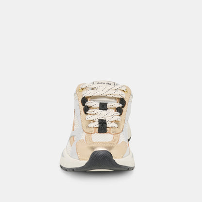 SWAYZY Metallic Multi Leather Platform Slip-on Sneakers | Dolce Vita Great Value
