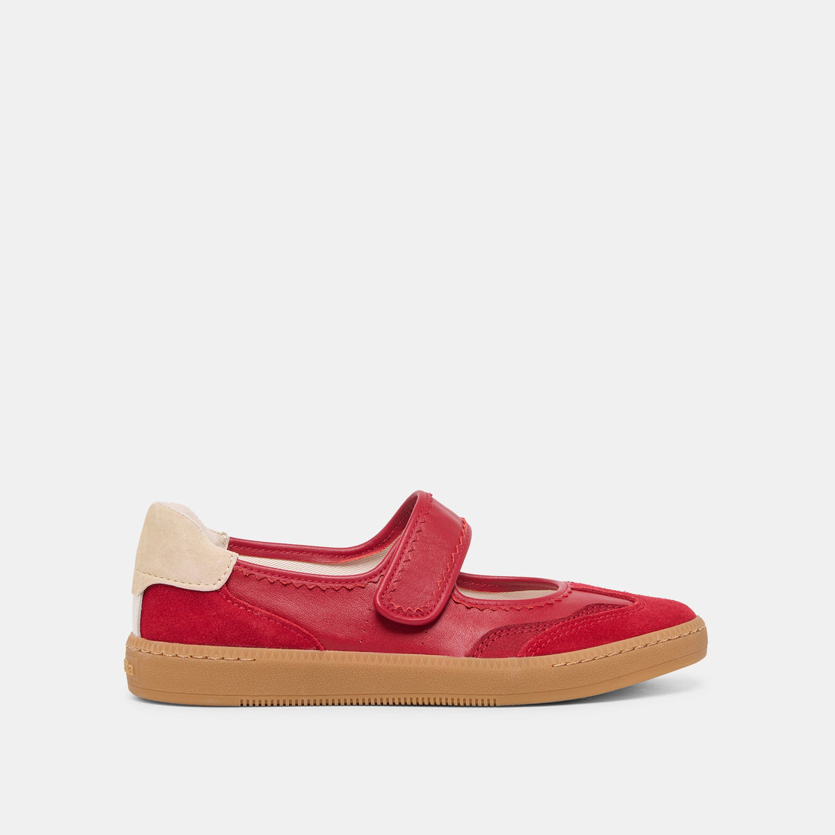 Nanet Crimson Leather Sneakers | Dolce Vita Best Seller