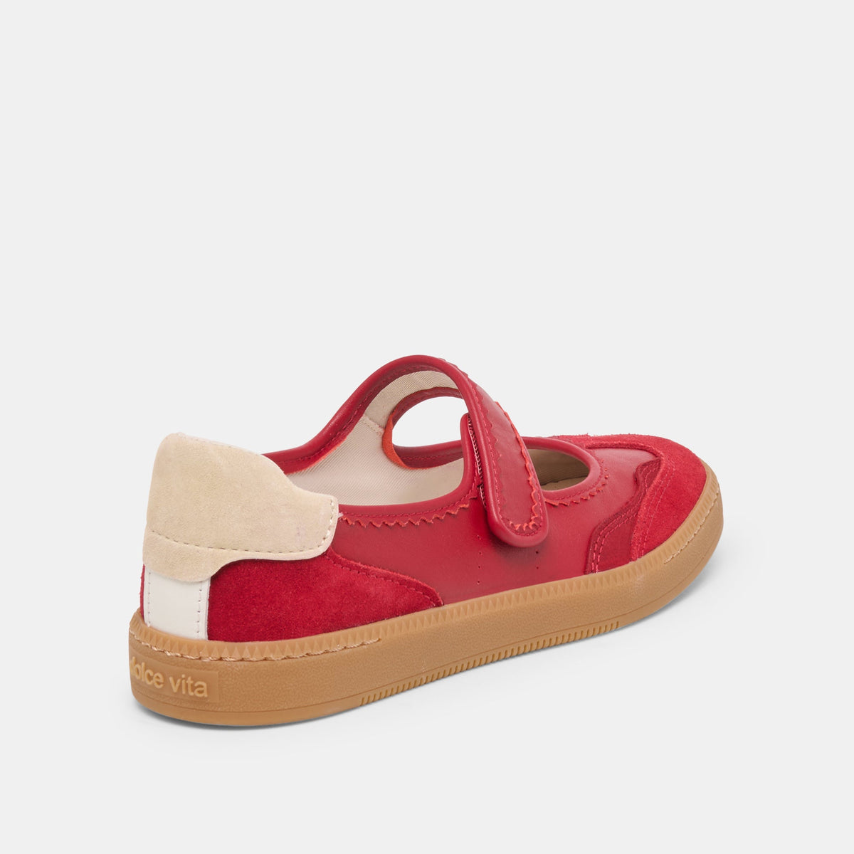Nanet Crimson Leather Sneakers | Dolce Vita Best Seller