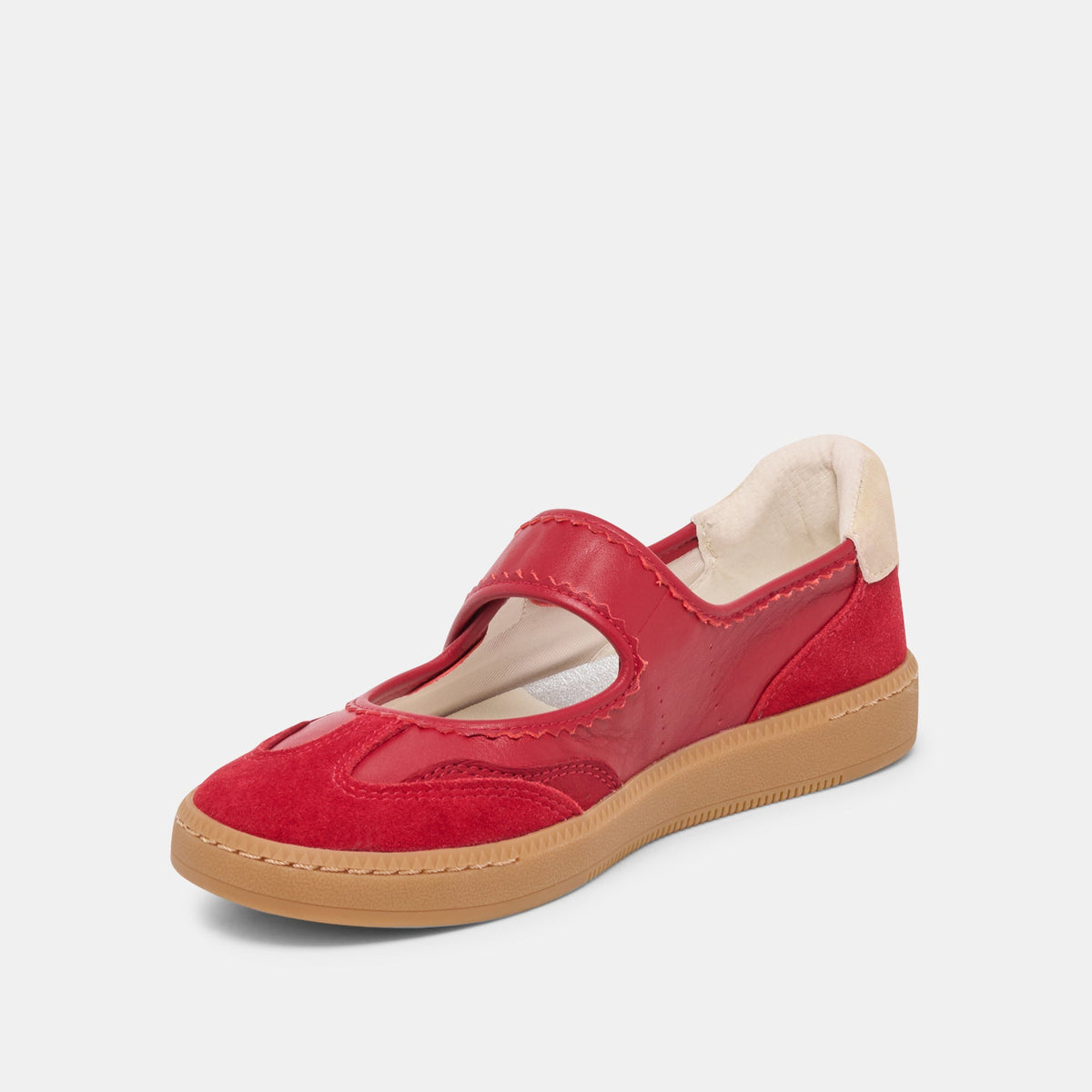 Nanet Crimson Leather Sneakers | Dolce Vita Best Seller