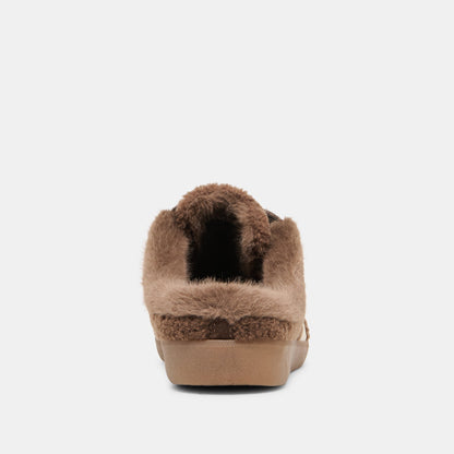 Merit Slide Plush Dk Brown Plush Sneakers | Dolce Vita New