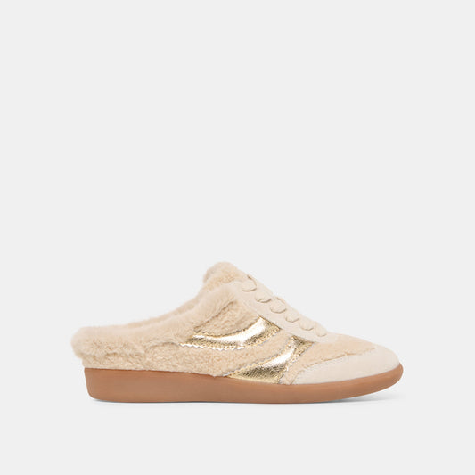 Merit Slide Plush Natural Multi Plush Sneakers | Dolce Vita Recommended