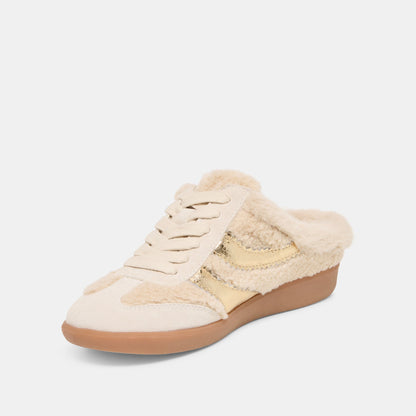 Merit Slide Plush Natural Multi Plush Sneakers | Dolce Vita Recommended