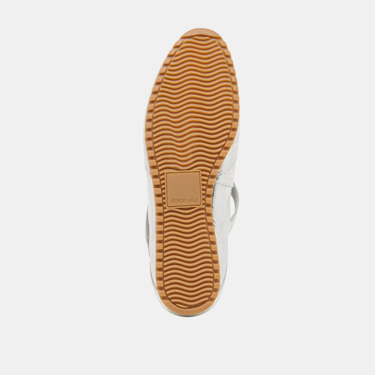 YONO Silver Distressed Leather Ballet Sneaker Flats | Dolce Vita Quality