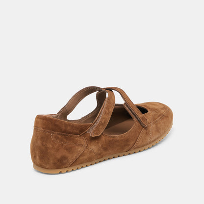 YONO Cocoa Suede Ballet Sneaker Flats | Dolce Vita New