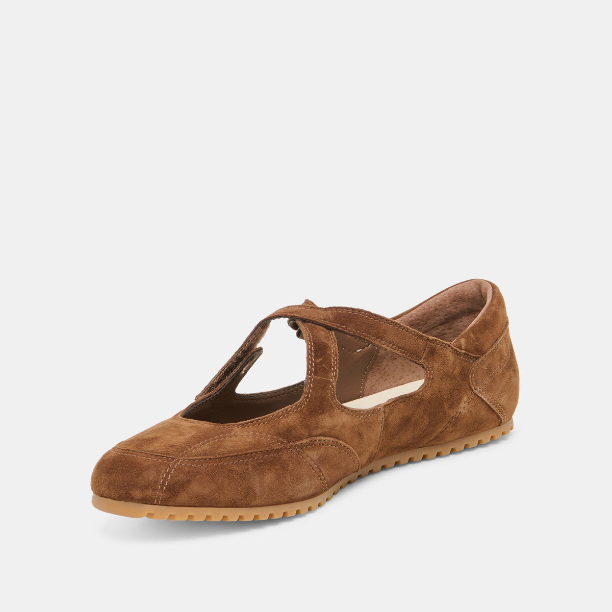 YONO Cocoa Suede Ballet Sneaker Flats | Dolce Vita New