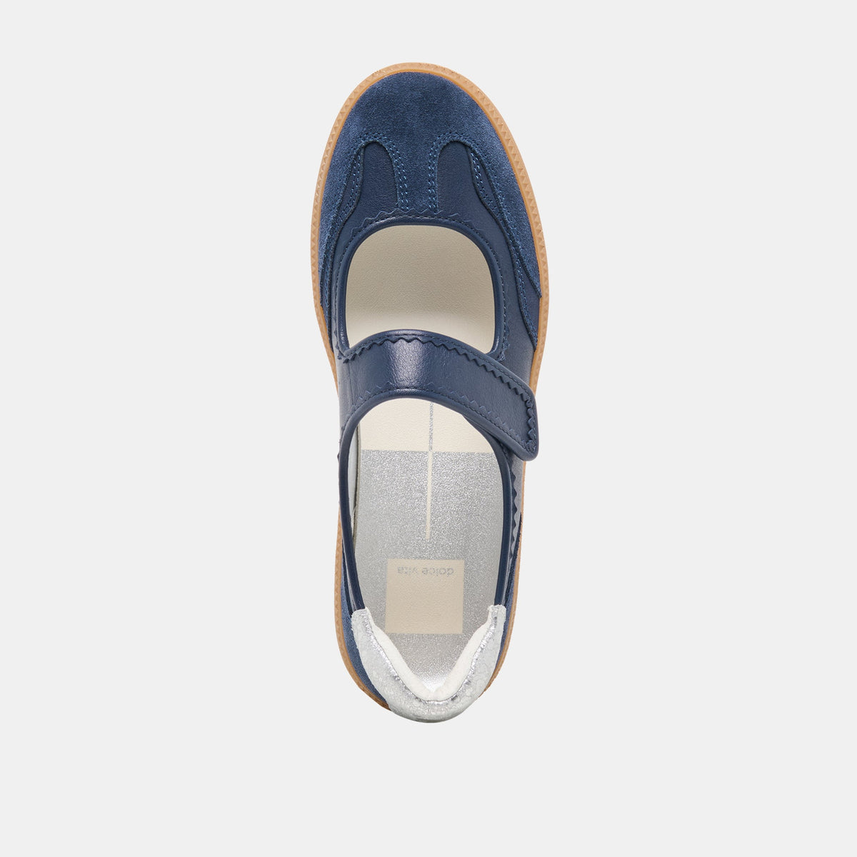 NANET Dk Navy Suede Mary-Jane Ballet Sneakers | Dolce Vita Everyday