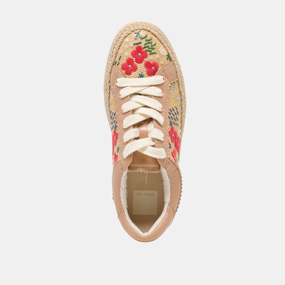 Azalia Sand Floral Raffia Heels | Dolce Vita Sale