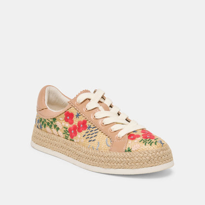 Azalia Sand Floral Raffia Heels | Dolce Vita Sale