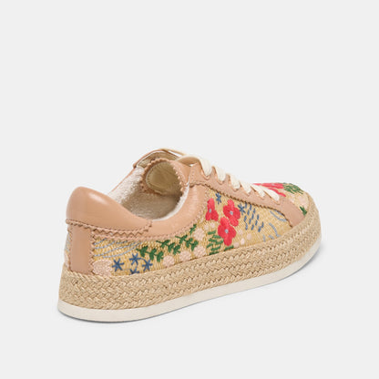 Azalia Sand Floral Raffia Heels | Dolce Vita Sale