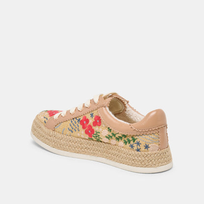 Azalia Sand Floral Raffia Heels | Dolce Vita Sale