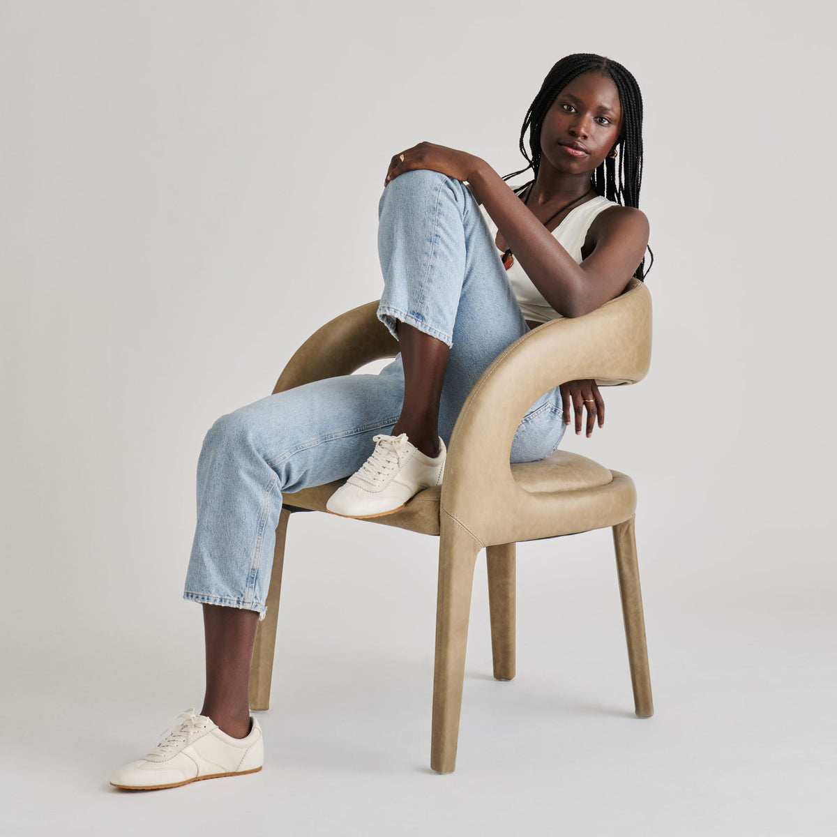 Dorie White Leather Sneakers | Dolce Vita Hot Sale
