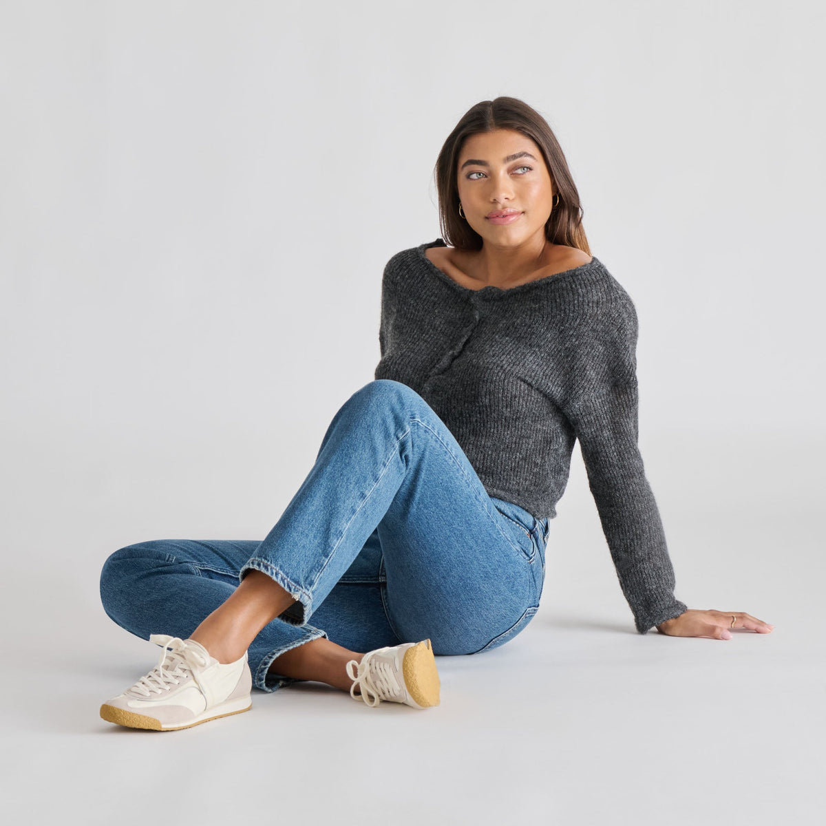 Sariya White Nylon Sneakers | Dolce Vita Great Value