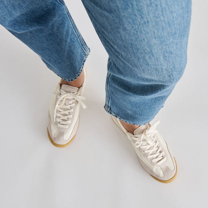Sariya White Nylon Sneakers | Dolce Vita Great Value