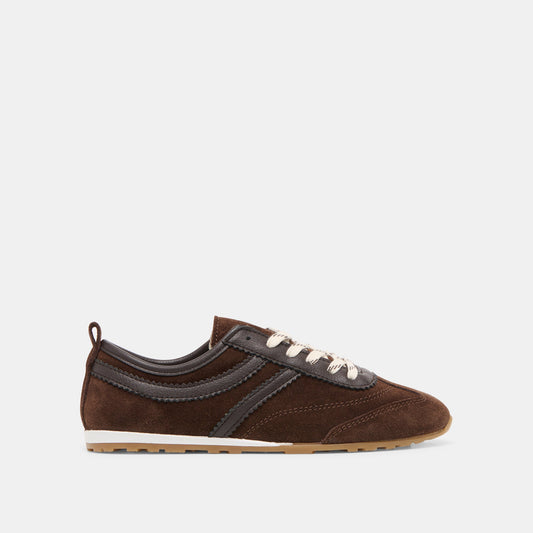 Viper Dk Brown Suede Sneakers | Dolce Vita Great Value