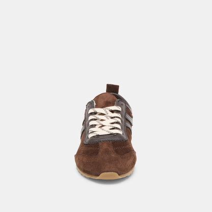 Viper Dk Brown Suede Sneakers | Dolce Vita Great Value
