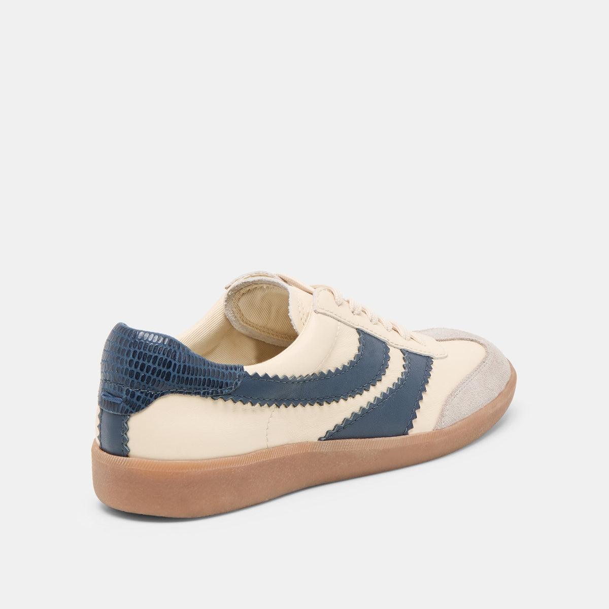 Merit White Navy Leather Sneakers | Dolce Vita Customer Favorite