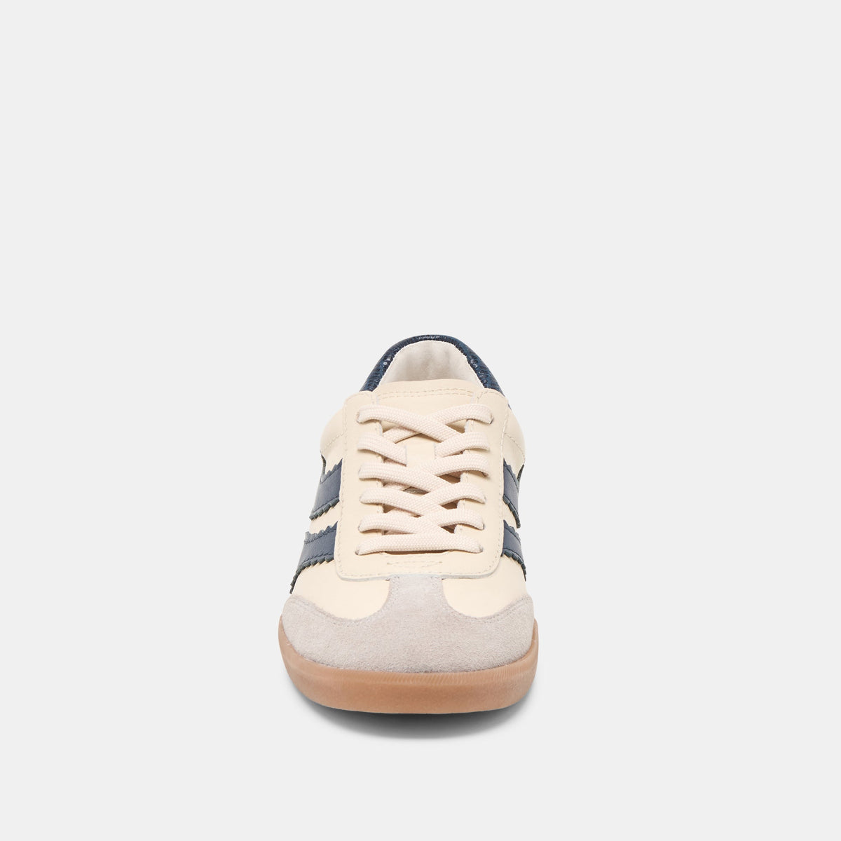 Merit White Navy Leather Sneakers | Dolce Vita Customer Favorite