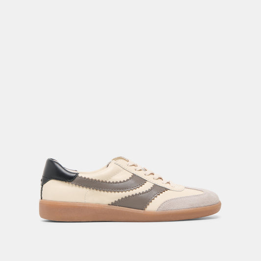 Merit White Grey Leather Sneakers | Dolce Vita Exclusive
