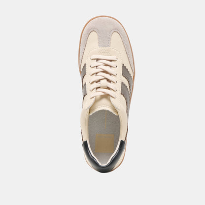 Merit White Grey Leather Sneakers | Dolce Vita Exclusive