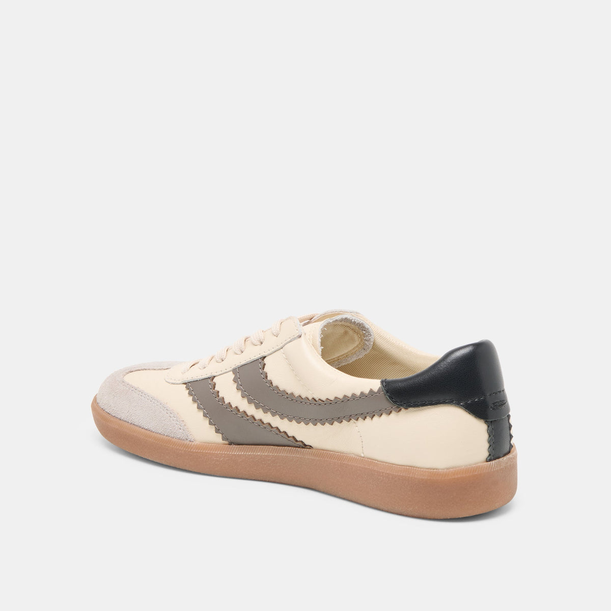 Merit White Grey Leather Sneakers | Dolce Vita Exclusive
