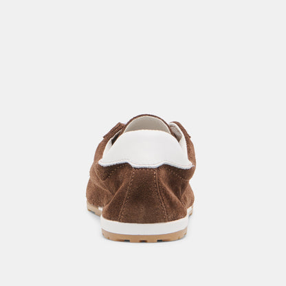 Serina Dk Brown Suede Sneakers | Dolce Vita New