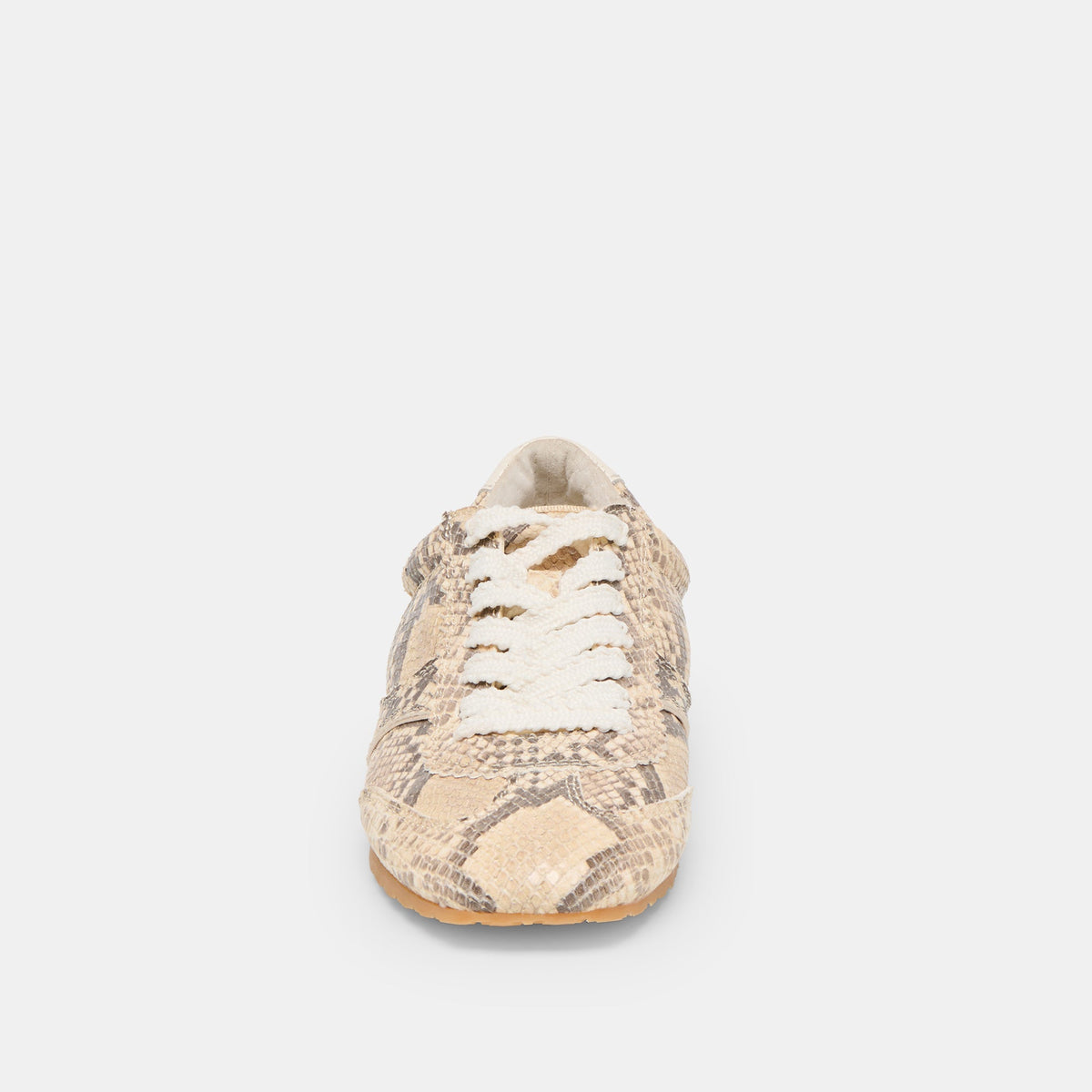 Dorie Natural Snake Embossed Leather Sneakers | Dolce Vita Latest