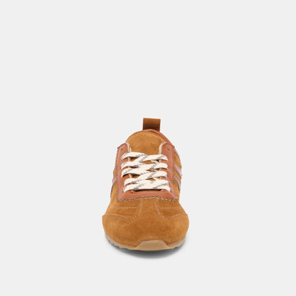 Viper Cognac Suede Sneakers | Dolce Vita Exclusive