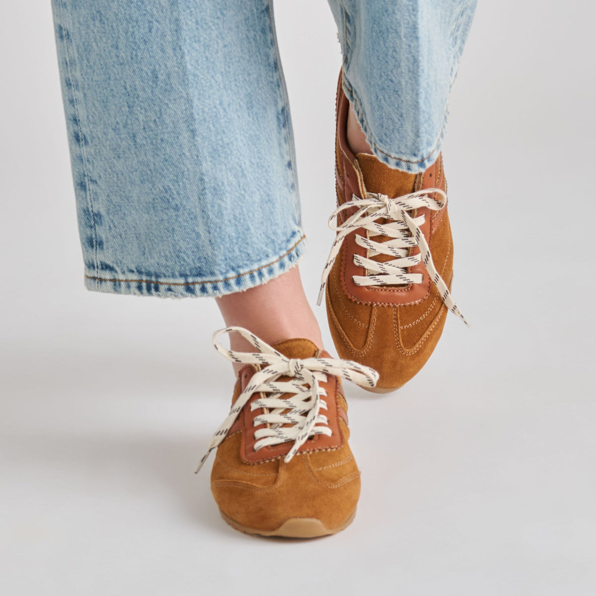 Viper Cognac Suede Sneakers | Dolce Vita Exclusive