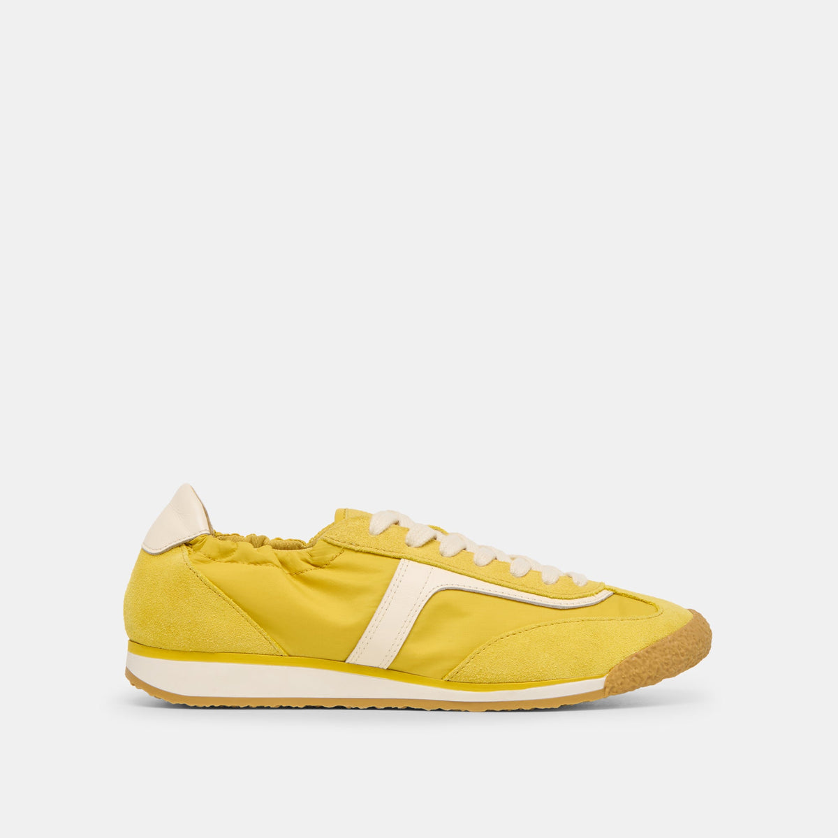 Sariya Yellow Nylon Sneakers | Dolce Vita Deals