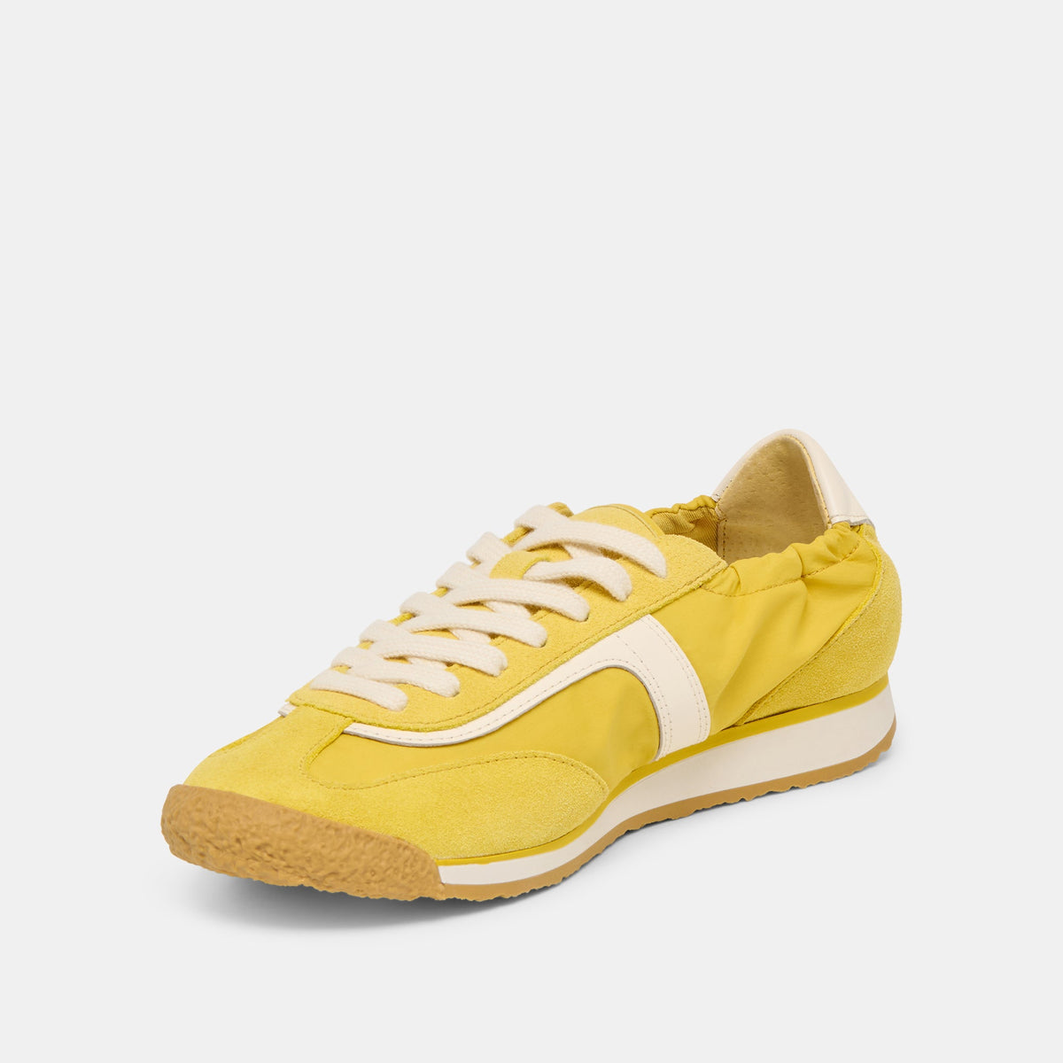 Sariya Yellow Nylon Sneakers | Dolce Vita Deals