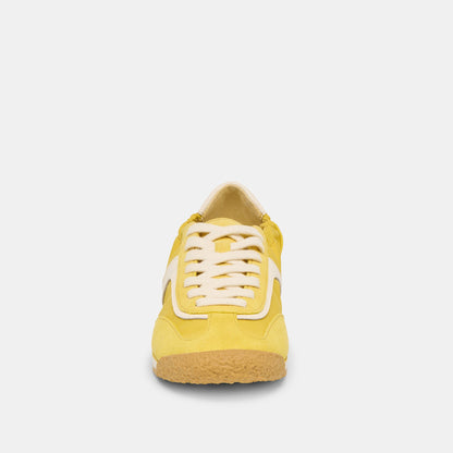 Sariya Yellow Nylon Sneakers | Dolce Vita Deals