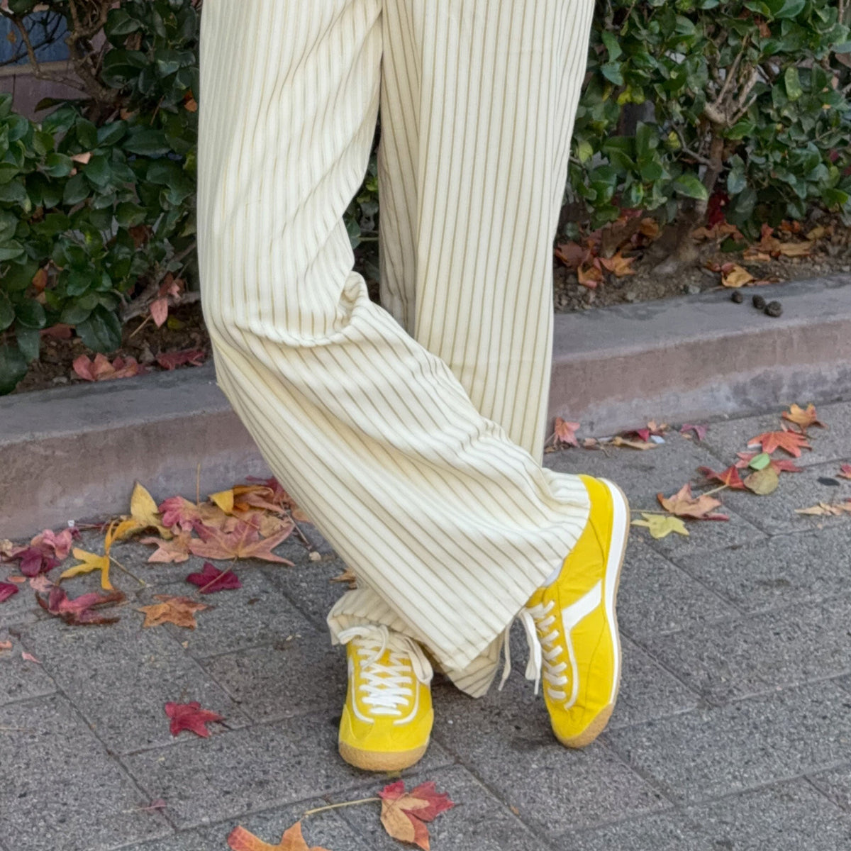 Sariya Yellow Nylon Sneakers | Dolce Vita Deals