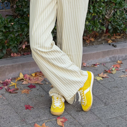 Sariya Yellow Nylon Sneakers | Dolce Vita Deals