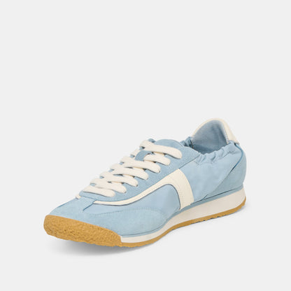 Sariya Lt Blue Nylon Sneakers | Dolce Vita Recommended