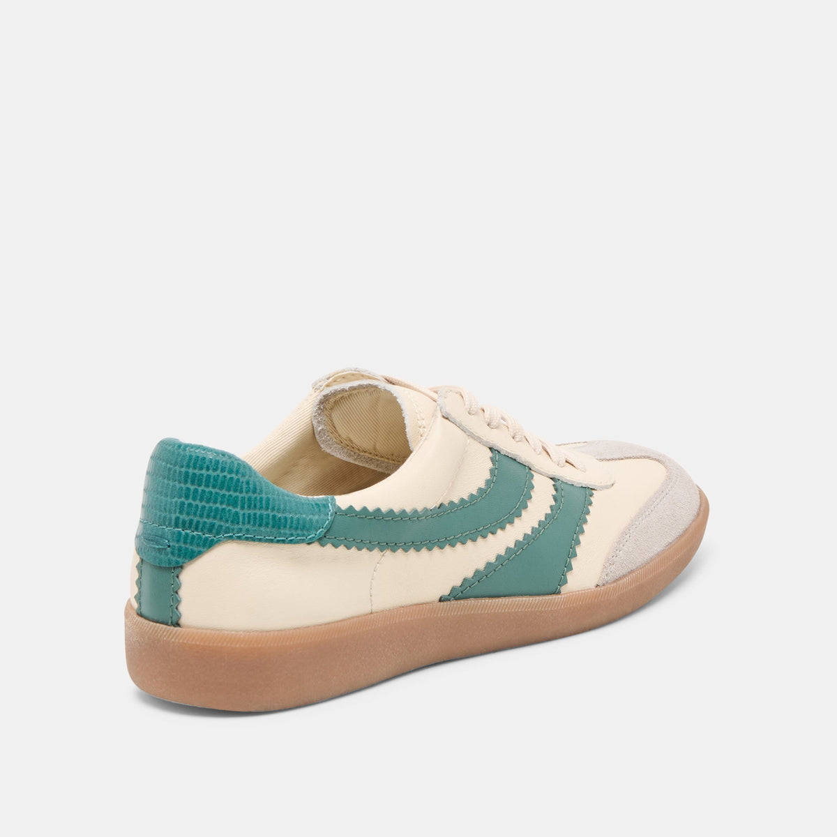 Merit White Green Leather Sneakers | Dolce Vita Value