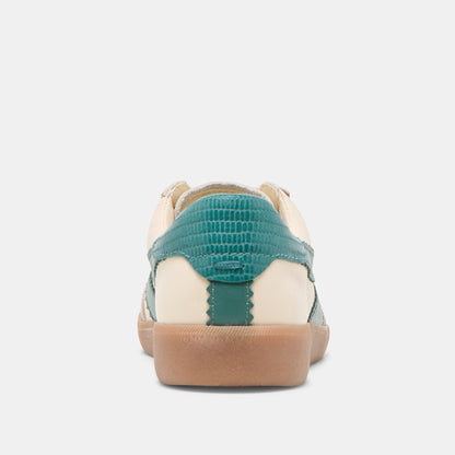 Merit White Green Leather Sneakers | Dolce Vita Value