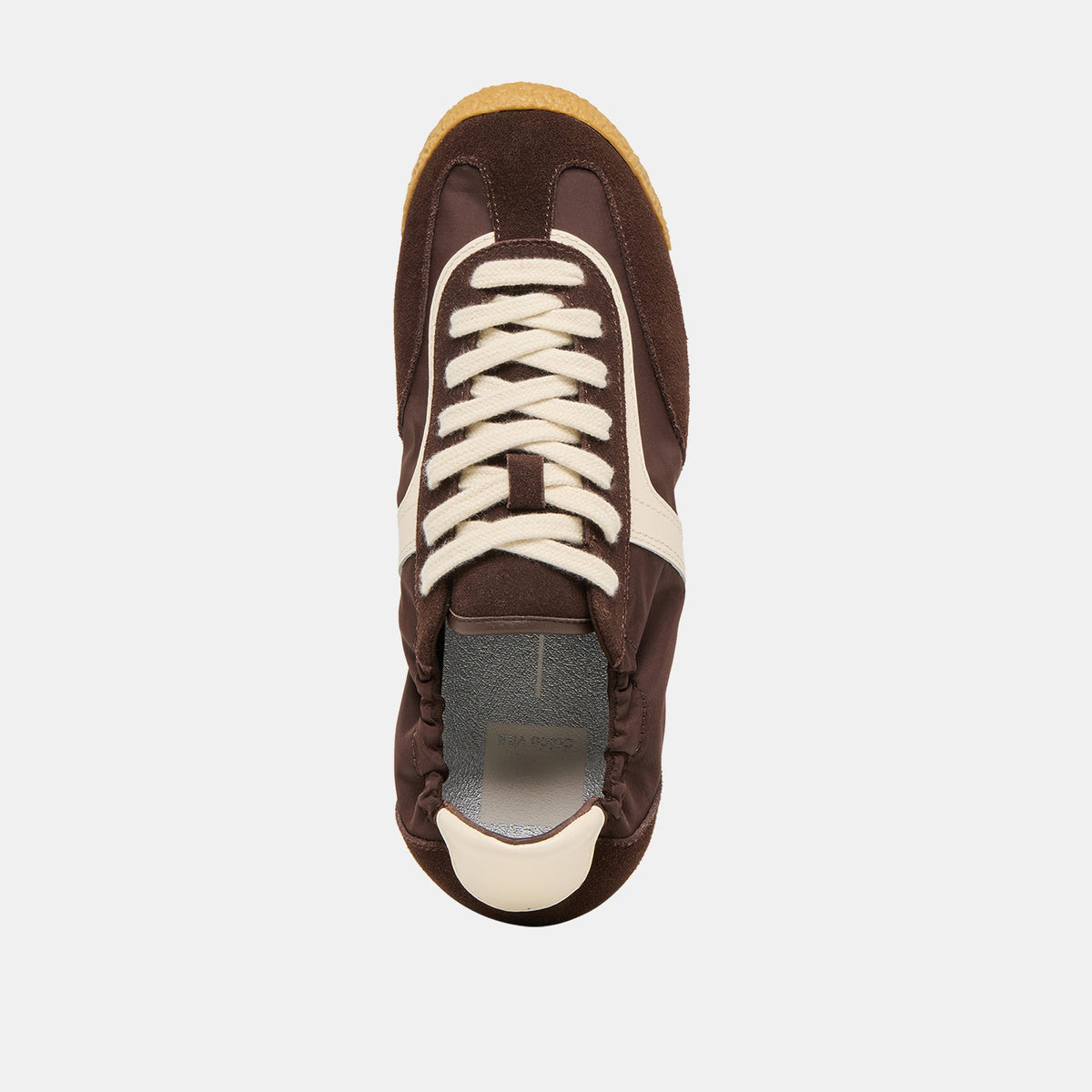 Sariya Dk Brown Nylon Sneakers | Dolce Vita Trusted