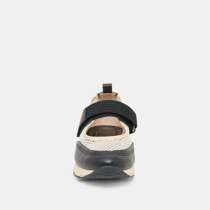 Seline White Black Mesh Sneakers | Dolce Vita Exclusive