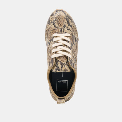 Viper Snake Print Embossed Leather Sneakers | Dolce Vita Best Seller