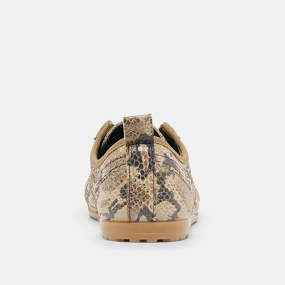Viper Snake Print Embossed Leather Sneakers | Dolce Vita Best Seller
