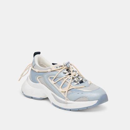 Selmar Blue Multi Leather Sneakers | Dolce Vita Sale