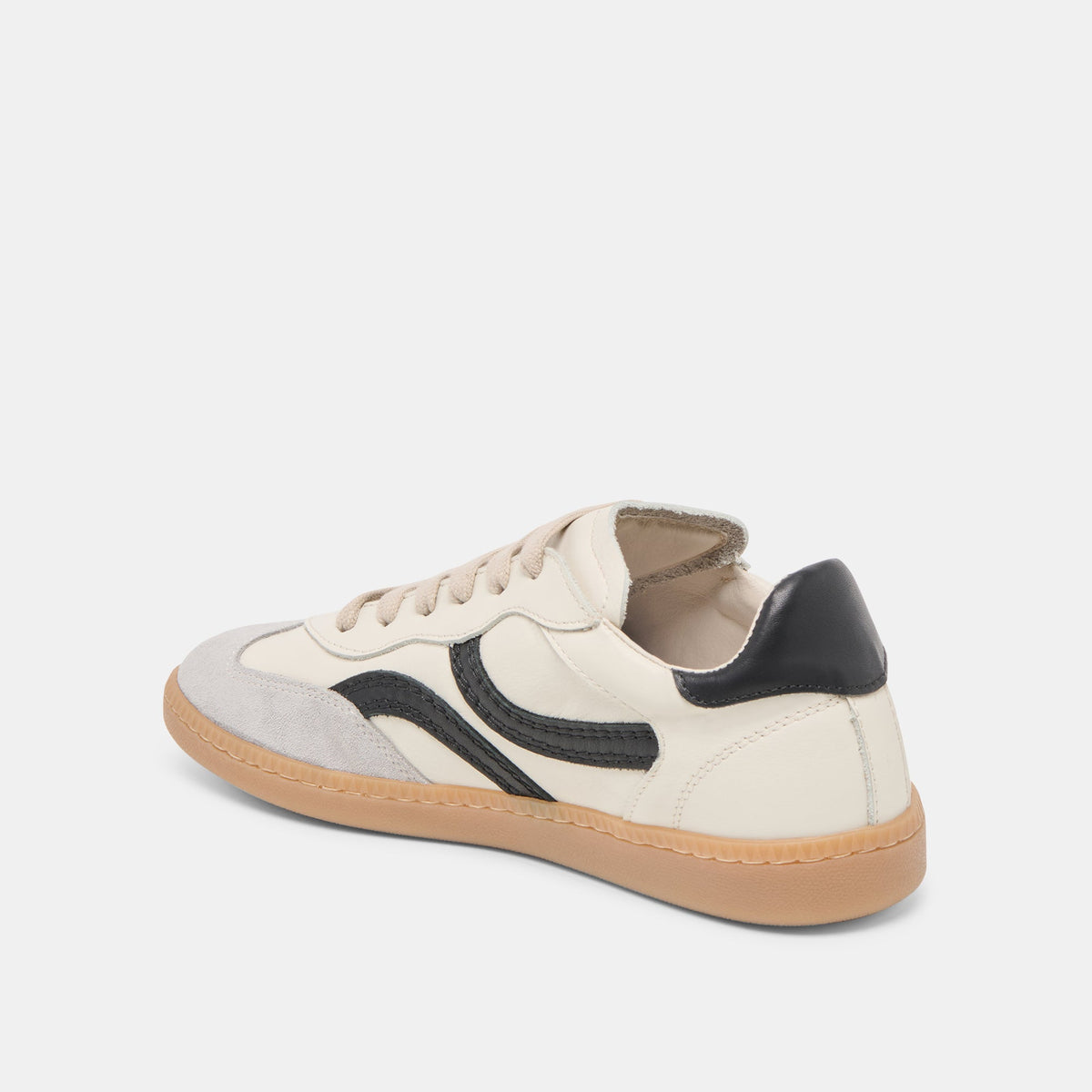 Rebel White Black Leather Sneakers | Dolce Vita Quality