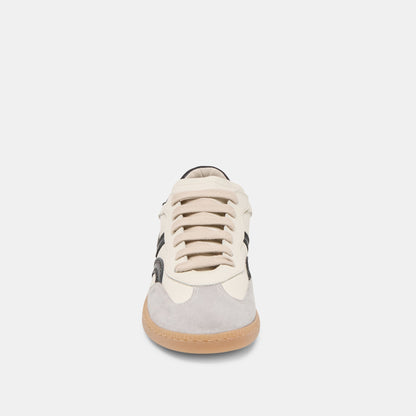 Rebel White Black Leather Sneakers | Dolce Vita Quality
