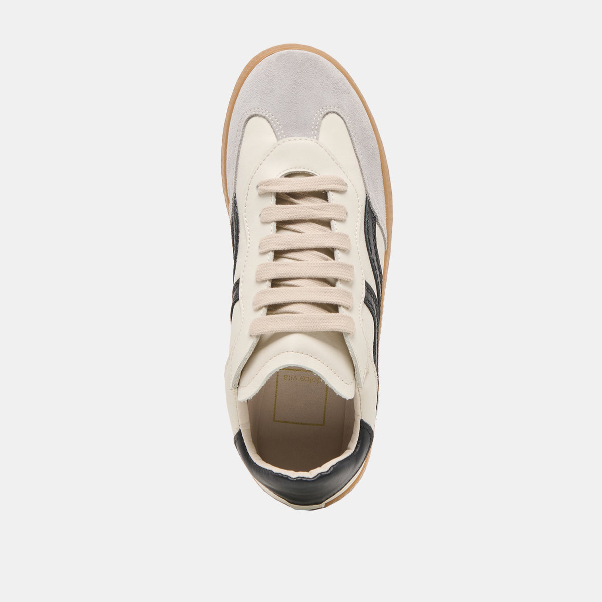 Rebel White Black Leather Sneakers | Dolce Vita Quality