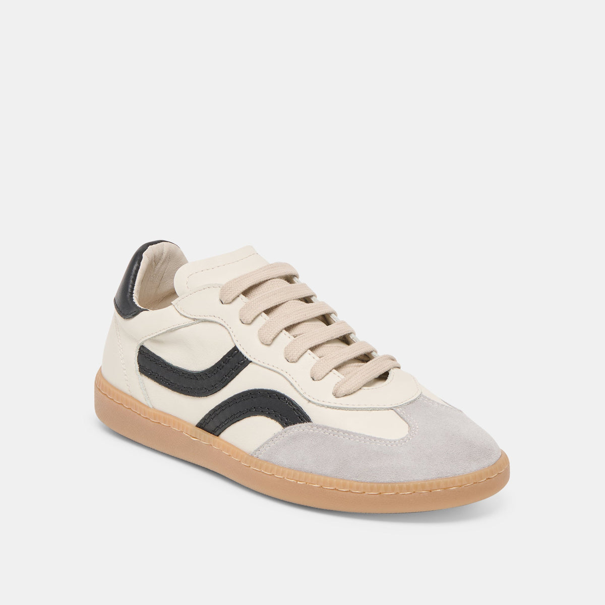 Rebel White Black Leather Sneakers | Dolce Vita Quality