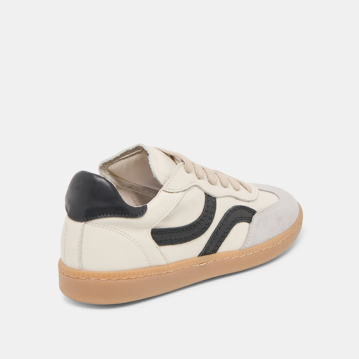 Rebel White Black Leather Sneakers | Dolce Vita Quality